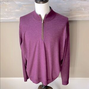 Peter Millar Crown Crafted “excursionist flex” quarter zip sweater